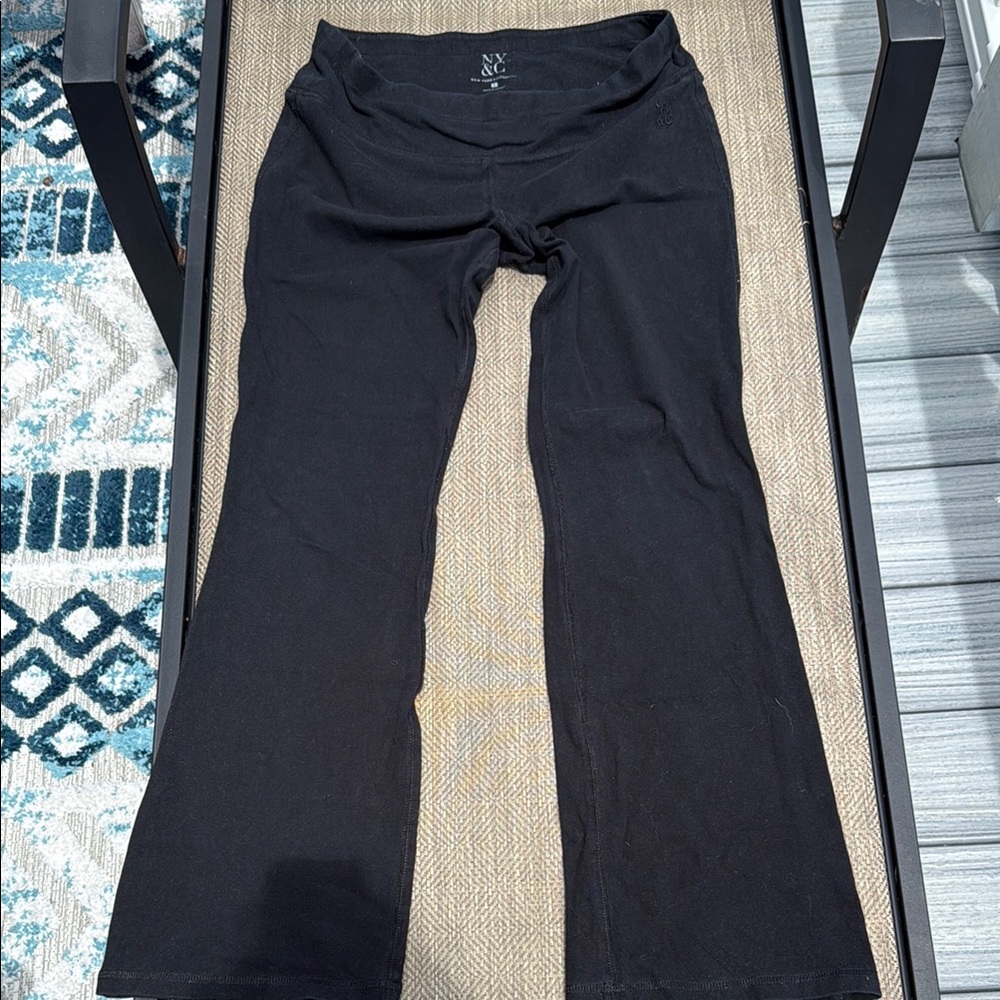 NY & Co. Black Flared Women's Athletic Pants